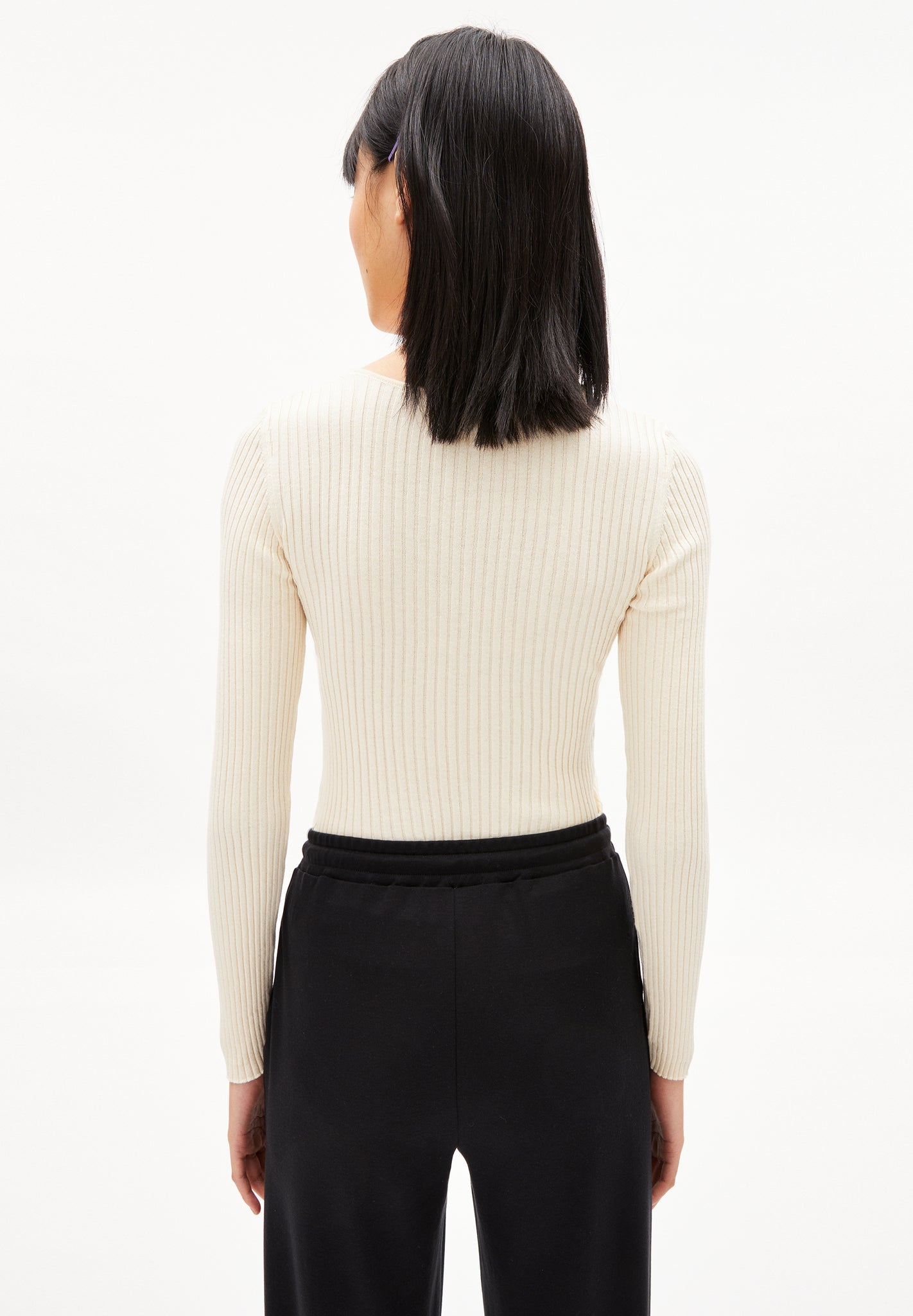 Sweater - Alaania Crewneck | Fitted | Oatmilk