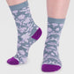 Elliana Cotton Floral Socken Damen