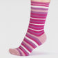 Lucia Bamboo Stripe Socken Damen