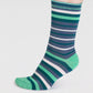 Lucia Bamboo Stripe Socken Damen