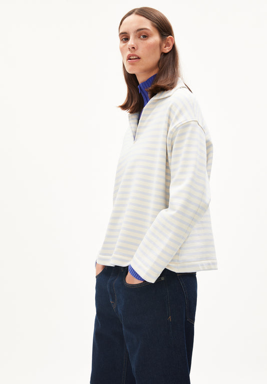 Nairaa Stripes - Sweatshirt aus Biobaumwolle