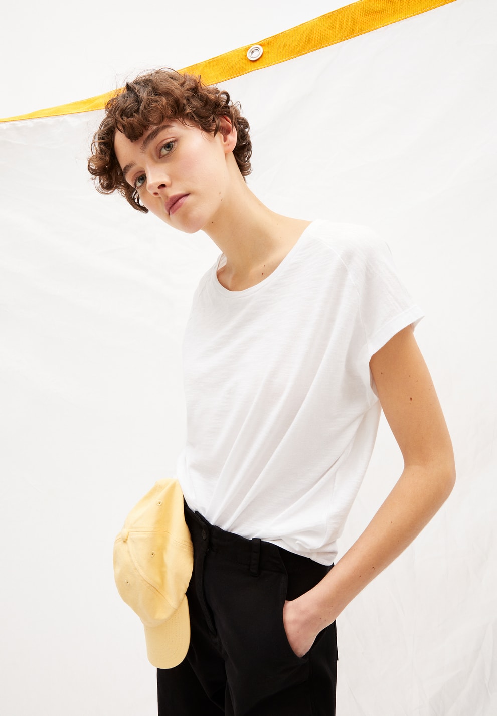 T-Shirt - Oneliaa | Loose Fit | White